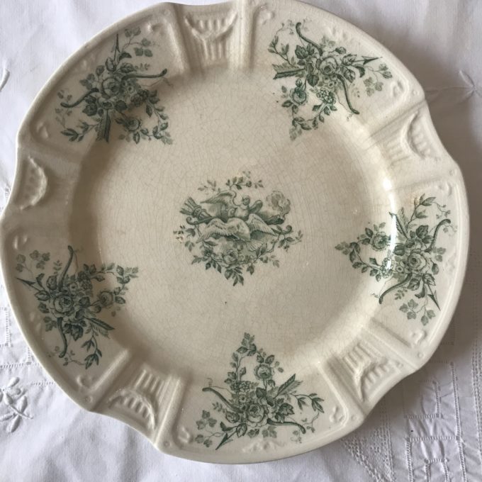 Gien plates late 19th