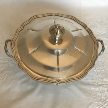 Silver-plated vegetable dish