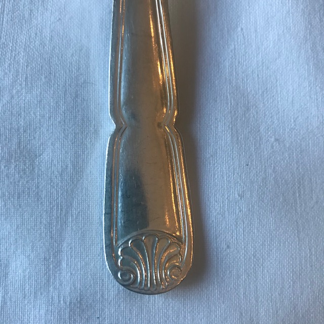 Signed silver-plated fish cutlery