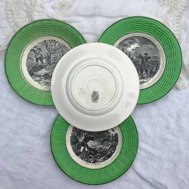 19th century dessert plates