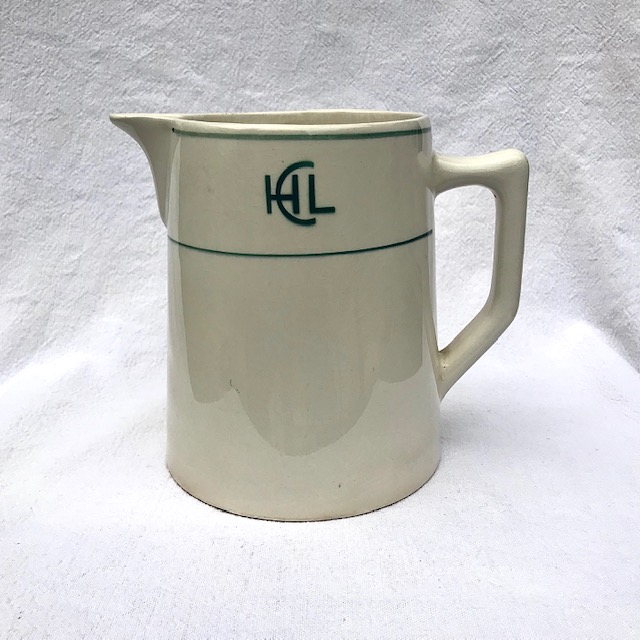 Monogrammed pitcher