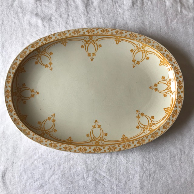 Large Bruges dish by Creil and Montereau