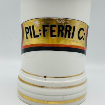 Pot à pharmacie en porcelaine