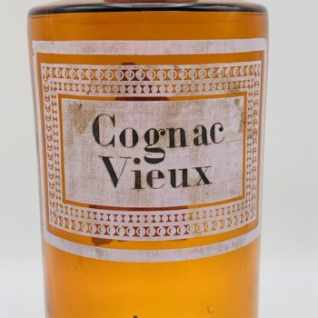 Old Cognac, pharmacy bottle