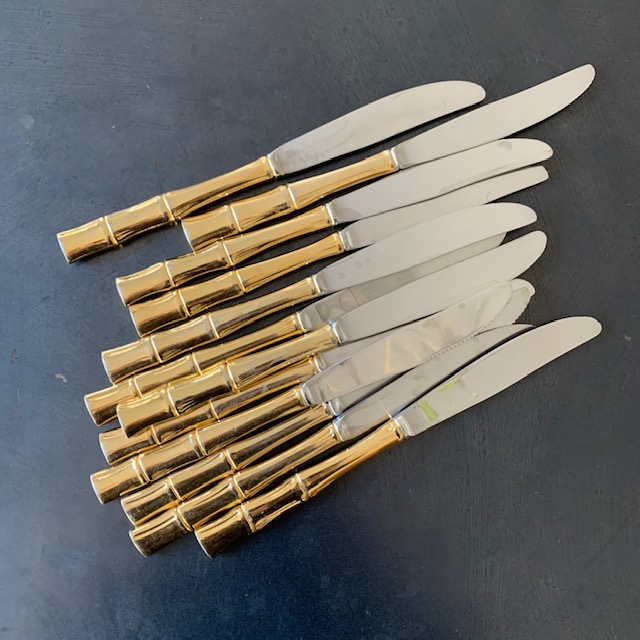 Coltelli vintage a forma di bambù