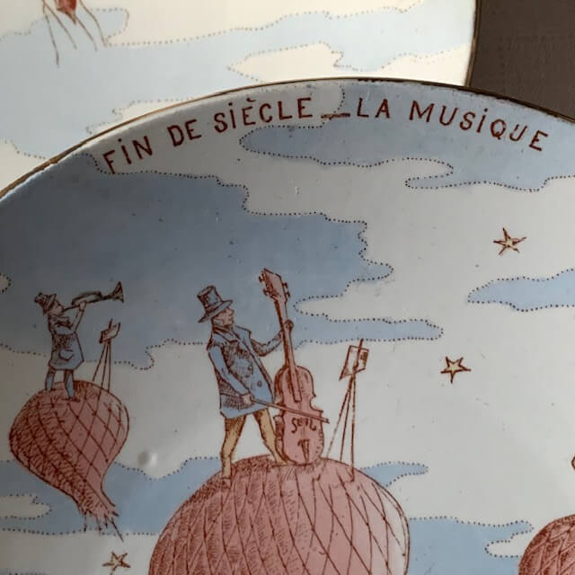 Исторические тарелки Fin de siècle