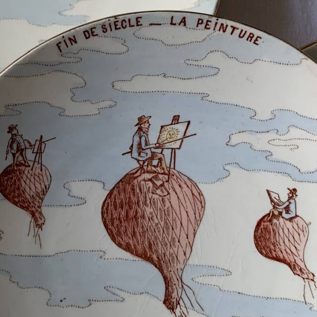 Исторические тарелки Fin de siècle