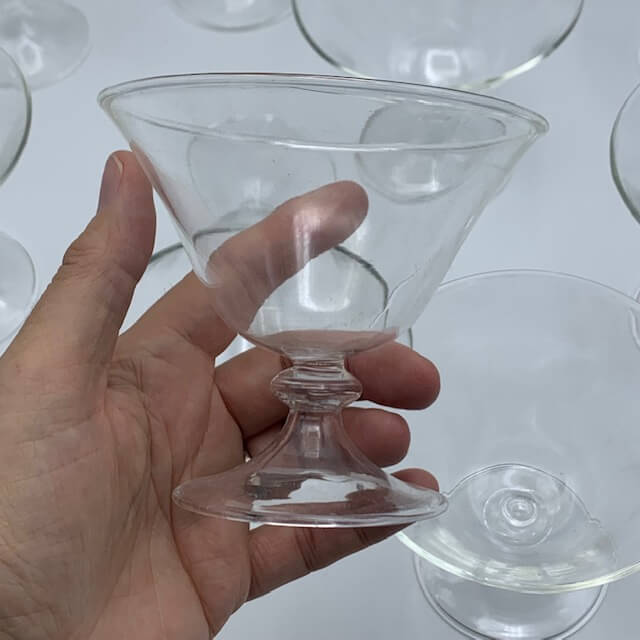 Crystal conical cups