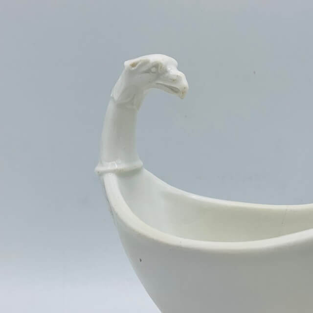 Ancient gravy boat with eagle's head