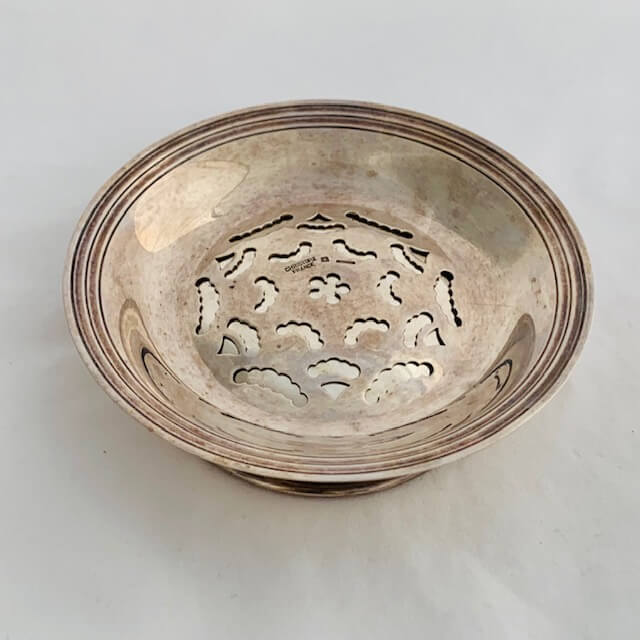 Christofle silver-plated butter dish