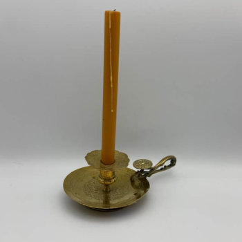 Bronze hand candle holder