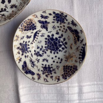 Porcelaine chinoise à rehauts dorés