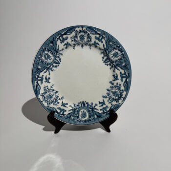 Assiette plate Louis XVI Clairefontaine